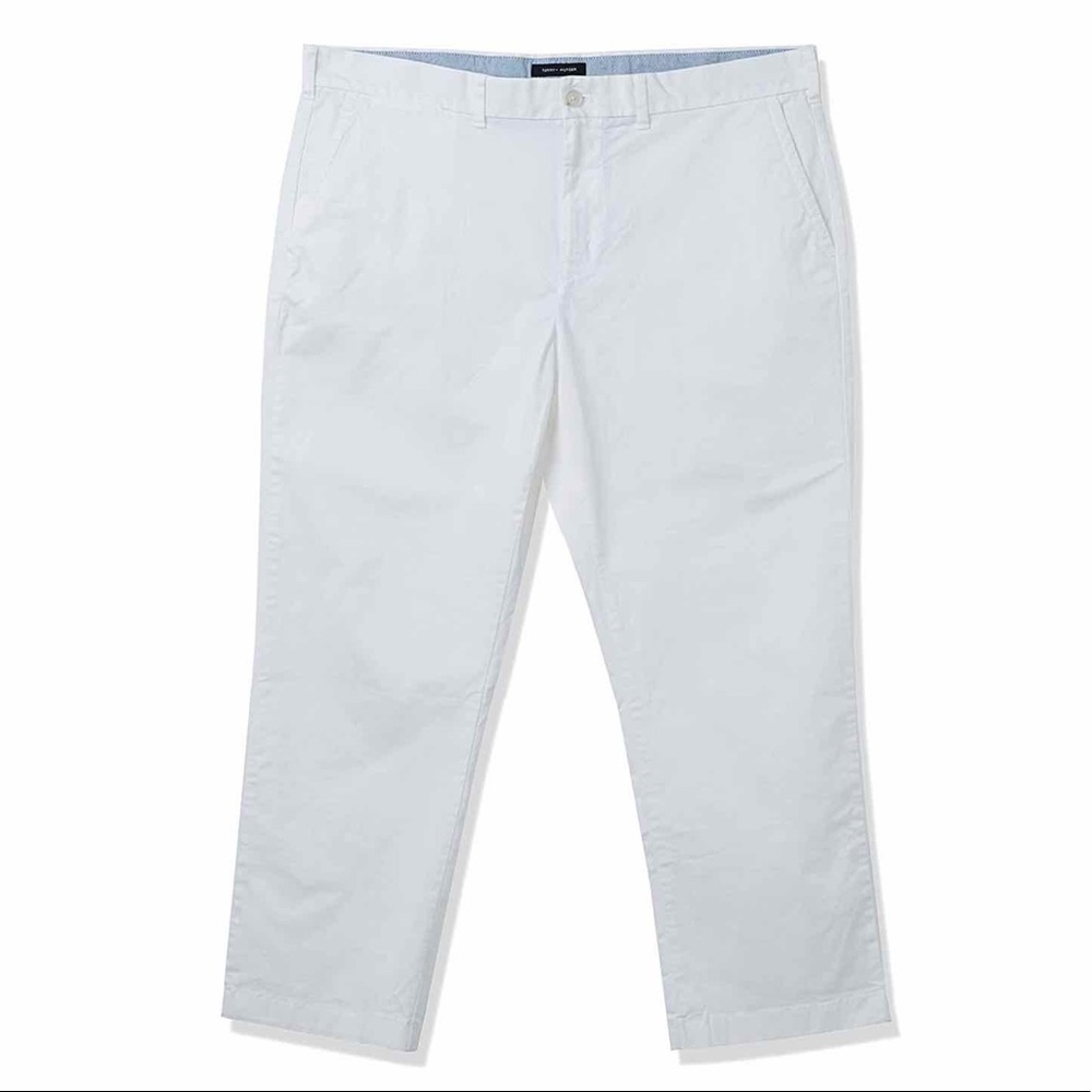 Tommy Hilfiger Men's Big and Tall Classic Fit Stretch Chino Pants 50x32 F